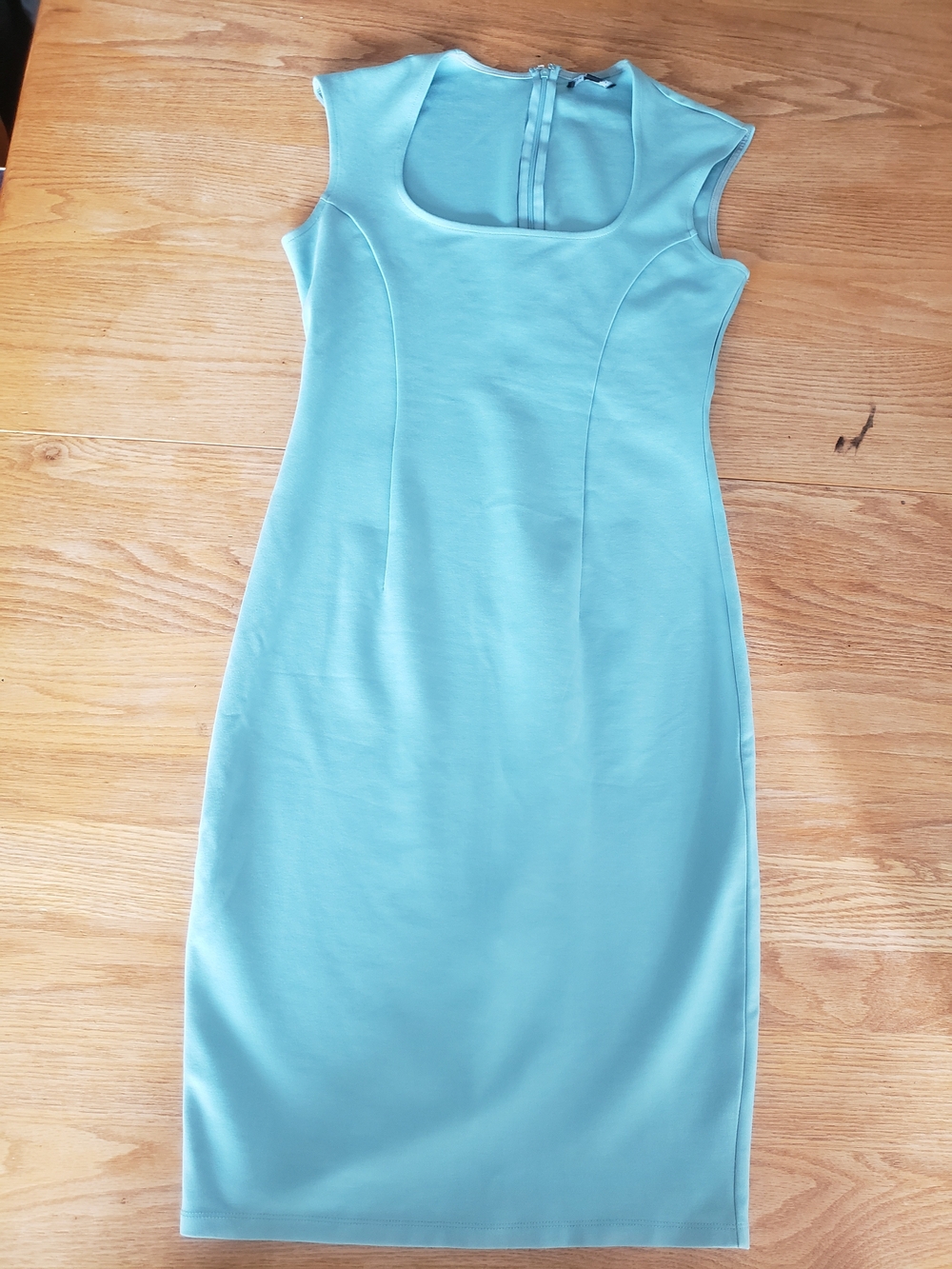 le chateau Teal Sheath Dress